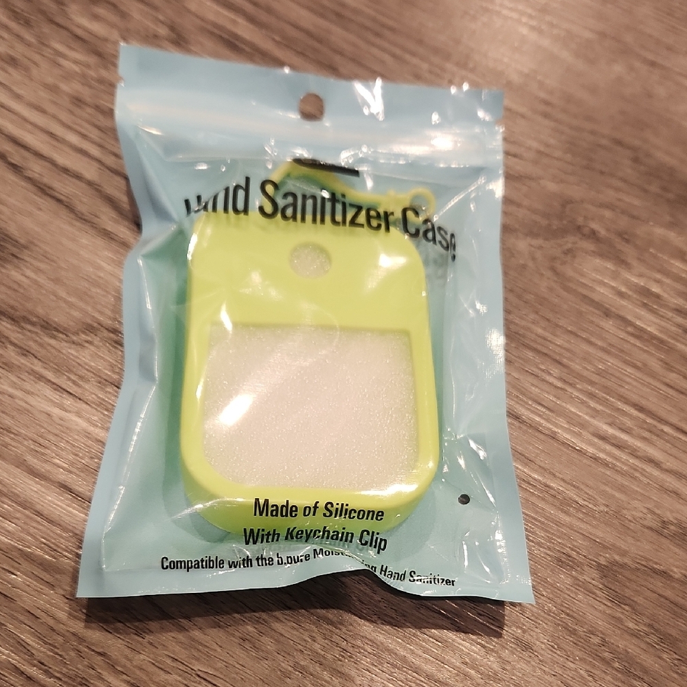 Silicone Hand Sanitizer Case with Keychain Clip -1/$6, 2$10 Or 3/$12 Mix & Match